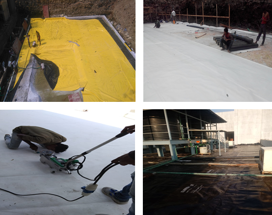 PVC/ TPO/ HDPE Membrane Treatment